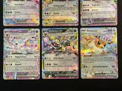 Pokemon | Eeveelution ex Complete Set of 9 | Prismatic Evolutions | English | NM - Image 4