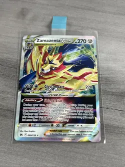 Zamazenta VSTAR 099/159 Pokemon Crown Zenith Sword & Shield Ultra Rare Holo - Image 1