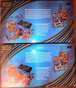 2 Pokemon Mega Charizard X ex Ultra Premium Collection Box Sealed UPC NEW SEALED - Image 2