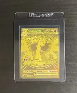 Pokemon TCG Mega Charizard X EX 130/094 Phantasmal Flames Gold Hyper Rare! NM - Image 1