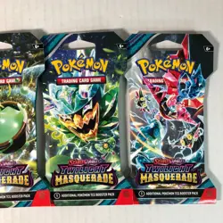 Pokemon: “Twilight Masquerade” 4 Sleeved Booster Packs (Full Art Set) NEW/SEALED - Image 3