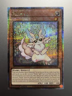 Yugioh - Purrely Quarter Century Secret Rare RA02-EN018, Near Mint, 1st Edition - Image 1