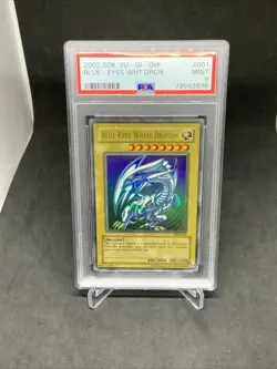 2002 SDY Yu Gi Oh Blue Eyes Wht Dragon PSA 9 - Image 1