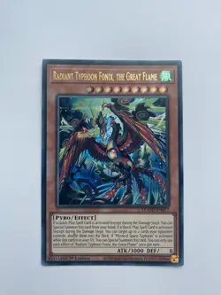 DOOD-EN017 Radiant Typhoon Fonix, the Great Flame Ultra Rare 1st YuGiOh - Image 1