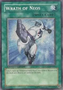 HA01-EN027 Wrath Of Neos Secret Rare Limited Edition Near Mint YuGiOh TCG - Image 1