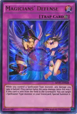 Yugioh! MP Magicians' Defense - MVP1-EN028 - Ultra Rare - Unlimited Edition Mode - Image 1