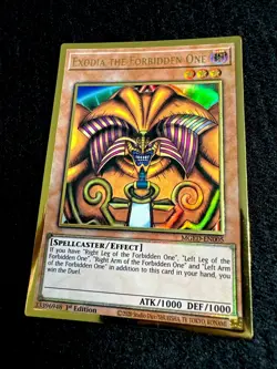 YUGIOH • EXODIA THE FORBIDDEN ONE • ULTRA RARE • 1st EDITION • MGED-EN005 • NM - Image 3