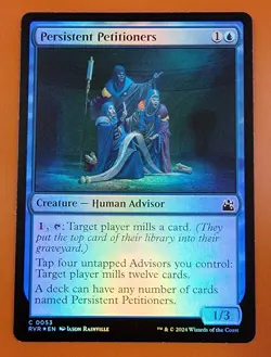 1x Persistent Petitioners | FOIL | Ravnica Remastered | MTG Magic Cards - Image 1