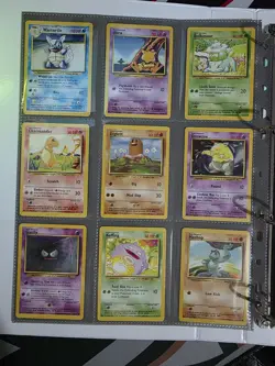 Part Complete Common Uncommon Base set Pokemon Cards 1999 WOTC Pikachu - Image 2