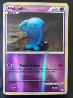 Wobbuffet 13/123 Reverse Holo Rare Pokemon TCG Card Heartgold Soulsilver LP - Image 1