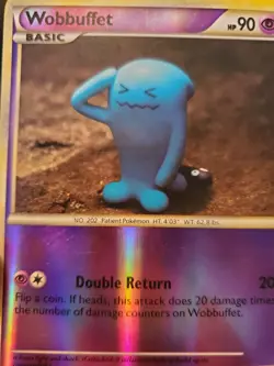 Wobbuffet 13/123 Reverse Holo Rare Pokemon TCG Card Heartgold Soulsilver LP - Image 4