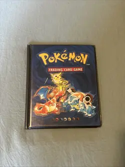 Pokemon 1999 Official Trading Card Game Nintendo WOTC Vintage Binder Only E READ - Image 1