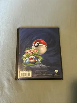 Pokemon 1999 Official Trading Card Game Nintendo WOTC Vintage Binder Only E READ - Image 2