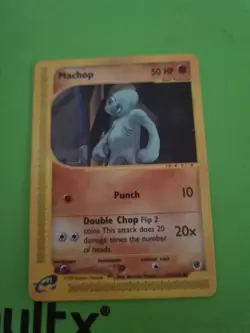 Pokemon Card Expedition Base Set Machop 117/165 WOTC 2002 E-Series - Image 1