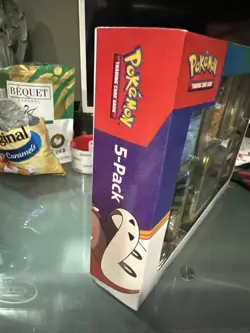 Pokemon TCG Scarlet & Violet Paldea Friends 5 Mini Tins Set + 4 Promo Cards Box - Image 3