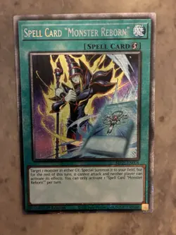 Yugioh! TCG - Spell Card "Monster Reborn” - Starlight Rare - MP25-EN006 - Image 1