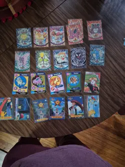 Topps Animated Pokemon Card Lot Vintage Squirtle, Misc 22 Cards - Image 1