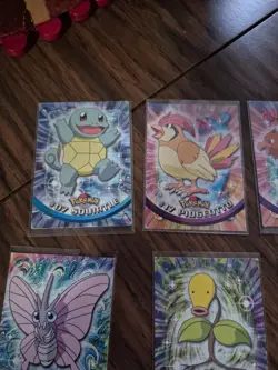 Topps Animated Pokemon Card Lot Vintage Squirtle, Misc 22 Cards - Image 2