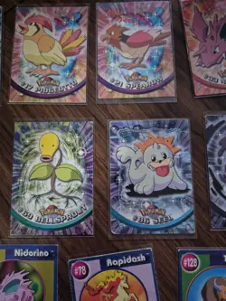 Topps Animated Pokemon Card Lot Vintage Squirtle, Misc 22 Cards - Image 5