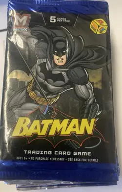 2018 BATMAN METAX Panini TRADING CARDS 5 CARDS UNOPENED NEW SEALED (15 Packs ) - Image 2