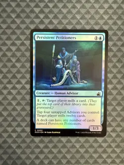 MTG Persistent Petitioners #0053 Foil Uncommon Ravnica Remastered (RVR) - Image 1