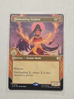 Firebending Student (Showcase) - Avatar - NM - Rare - Creature - MTG - Image 1