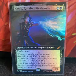MTG Avatar Azula, Ruthless Firebender Borderless FOIL NM/MINT - Image 1