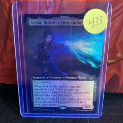 MTG Avatar Azula, Ruthless Firebender Borderless FOIL NM/MINT - Image 3