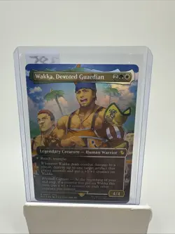 Wakka, Devoted Guardian (Borderless) (Chocobo Track Foil) Magic - Image 1
