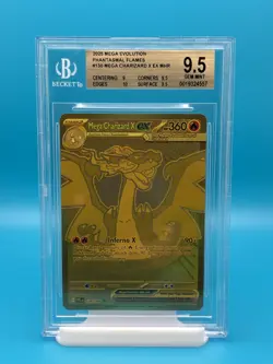 BGS 9.5 - 2025 POKEMON, PHANTASMAL FLAMES, #130 MEGA CHARIZARD X EX - Image 1