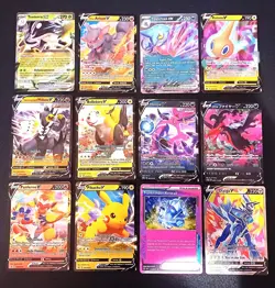 12x Pokemon Karten - EX - V - Holo Sammlung gemischt NM TCG /W68 - Image 1