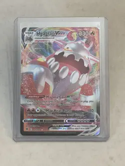 Pokemon TCG Heatran VMAX 026/189 Astral Radiance Ultra Rare Full Art Holo NM - Image 1