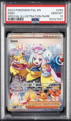 2023 POKEMON PAL EN-PALDEA EVOLVED SPECIAL ILLUSTRATION RARE #269 IONO PSA 10 - Image 1