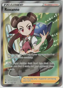 Pokemon Roxanne (Full Art) Ultra Rare SWSH10: Astral Radiance 188/189 NM - Image 1