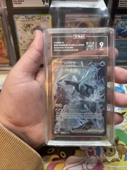 Pokemon Kyurem Ex Black Bolt 165/086 Special Illustration Rare TAG 9 Mint - Image 1