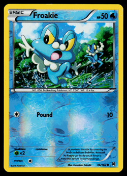 Pokemon - XY - BREAKthrough Froakie 46/162 Reverse Holo - LP - Image 1