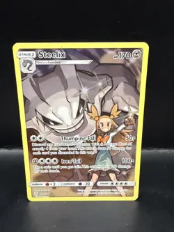 Pokemon 2019 Sun & Moon Cosmic Eclipse Steelix 247/236 Secret Rare A - Image 1