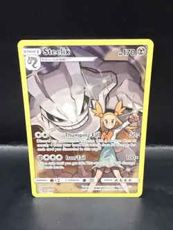 Pokemon 2019 Sun & Moon Cosmic Eclipse Steelix 247/236 Secret Rare A - Image 2