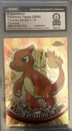 Pokemon Topps Chrome Series 1 Charmeleon #05 1 Of 1 - Image 1