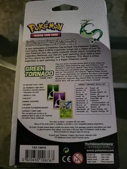 Pokemon TCG Black & White Green Tornado Theme Deck - Image 2