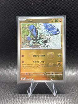Pokemon TCG White Flare Sawk Master Ball 049/086 Holo English NM - Image 1