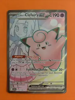 Lillie's Clefairy 173 /159 Pokemon Journey Together Full Art Ultra Rare Holo - Image 1