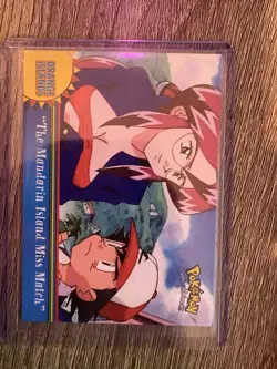 The Mandarin Island Miss Match OR16 TOPPS POKEMON TV ANIMATION Series 3 NF B - Image 1