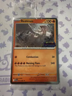 Pokemon Phantasmal Flames Reshiram 017/094 Barnes & Noble Promo Stamped Sealed - Image 1