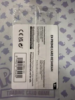 Pokemon Phantasmal Flames Reshiram 017/094 Barnes & Noble Promo Stamped Sealed - Image 2