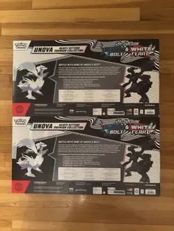 Pokemon Black Bolt White Flare Unova Heavy Hitters Premium Collection Sealed X2 - Image 2