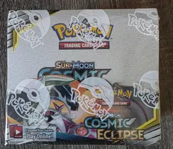 Pokemon Sun & Moon Cosmic Eclipse Booster Box Factory Sealed - Image 1