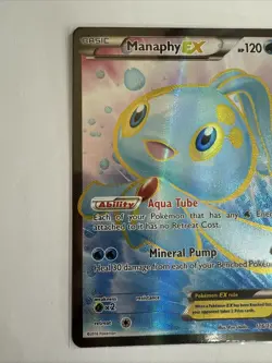Manaphy EX 116/122 Full Art Ultra Rare XY Breakpoint NM Pokemon TCG NM/LP - Image 3