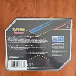 Pokemon TCG - Crown Zenith Tin [Galarian Moltres] - FACTORY SEALED - Image 2