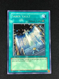 YUGIOH SABER VAULT TSHD-EN086 1ST SECRET - Image 1